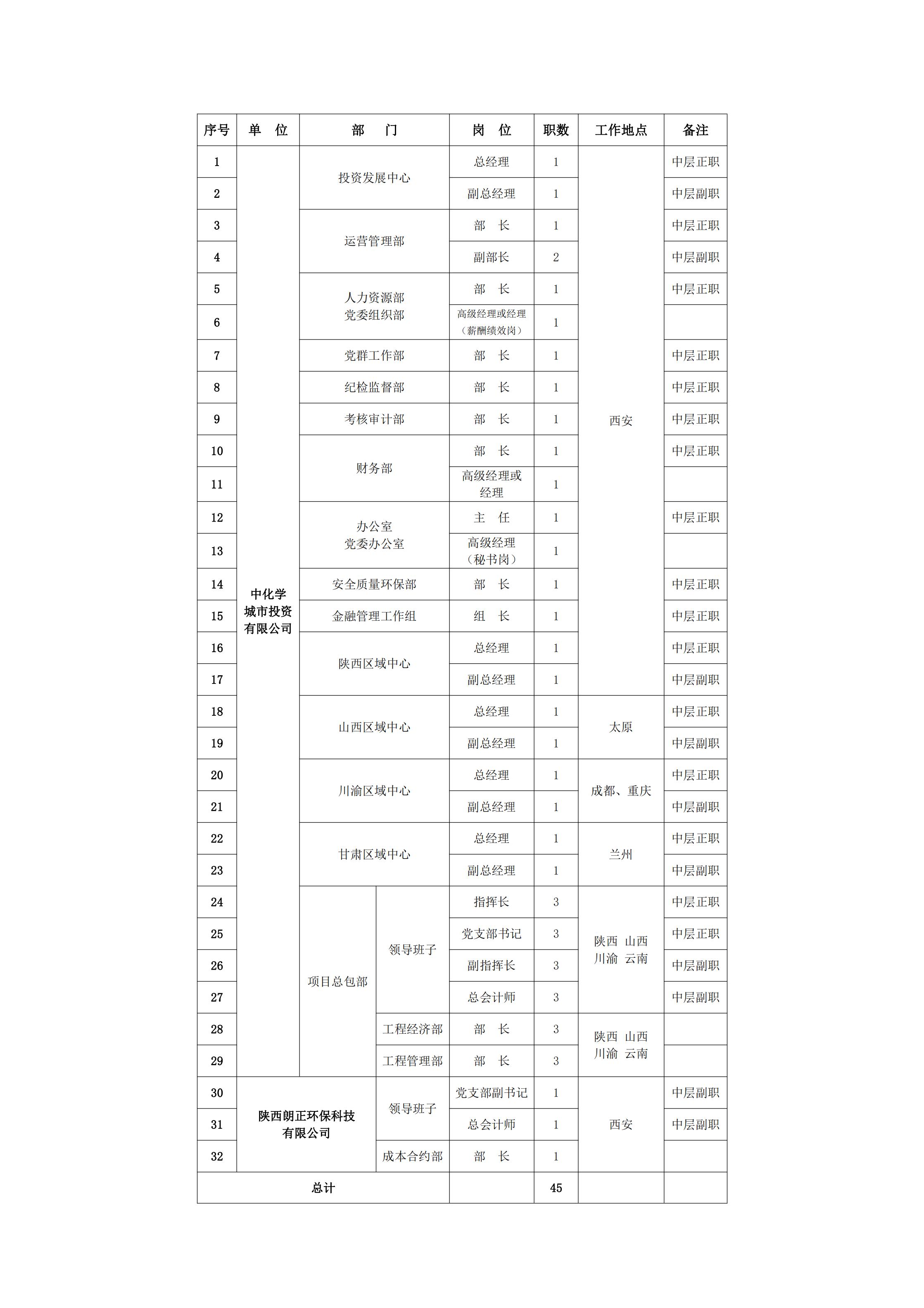 中國(guó)化學(xué)高管人員名單，中國(guó)化學(xué)高管人員名單概覽