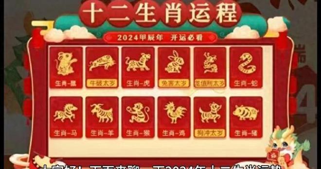 2024年十二生肖表圖片及其背后的文化意義，十二生肖表圖片背后的文化意義，探尋2024年生肖背后的故事